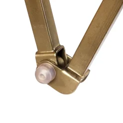 QAZQA Industrielle Wandleuchte Messing verstellbar - Avon