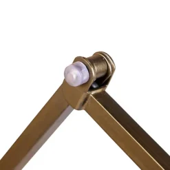 QAZQA Industrielle Wandleuchte Messing verstellbar - Avon