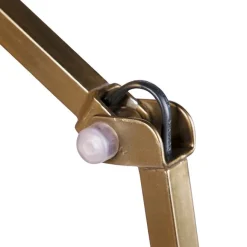 QAZQA Industrielle Wandleuchte Messing verstellbar - Avon