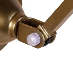 QAZQA Industrielle Wandleuchte Messing verstellbar - Avon