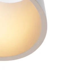 QAZQA Industrielle Wandleuchte Beton mit Lichteffekt - Cup