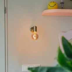 QAZQA Industrielle Wandleuchte Bronze 13cm - Facil