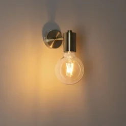 QAZQA Industrielle Wandleuchte Bronze 13cm - Facil