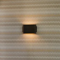 QAZQA Industrielle Wandleuchte dunkelbronze 2-flammig - Coen