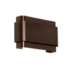 QAZQA Industrielle Wandleuchte dunkelbronze 2-flammig - Coen