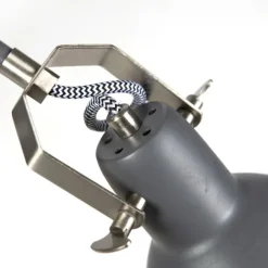 QAZQA Industrielle Wandleuchte grau verstellbar - Dazzle