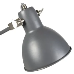 QAZQA Industrielle Wandleuchte grau verstellbar - Dazzle