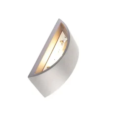 QAZQA Industrielle Wandleuchte grauer Beton - Creil