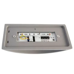 QAZQA Industrielle Wandleuchte grauer Beton - Creil