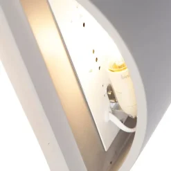 QAZQA Industrielle Wandleuchte grauer Beton - Creil