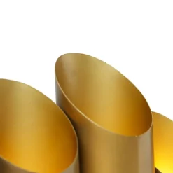 QAZQA Industrielle Wandleuchte Messing 10 Lichter - Whistle