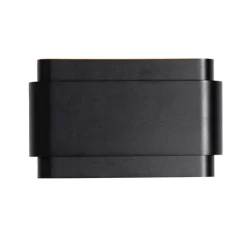 QAZQA Industrielle Wandleuchte schwarz 2-flammig - Coen