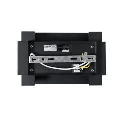 QAZQA Industrielle Wandleuchte schwarz 2-flammig - Coen