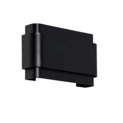 QAZQA Industrielle Wandleuchte schwarz 2-flammig - Coen