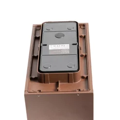 QAZQA Industrielle Wandleuchte rostbraun 26 cm IP44 - Charlois