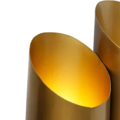 QAZQA Industrielle Wandleuchte Messing 6 Lichter - Whistle