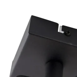 QAZQA Industrieller Deckenspot schwarz verstellbar GU10 50mm - Suplux