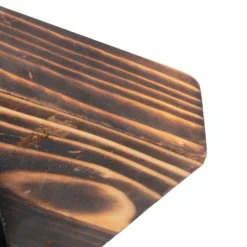 QAZQA Industrieller Deckenstrahler Holz mit Beton - Creto