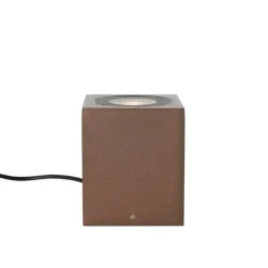 QAZQA Industrieller Gartenstrahler rostbraun quadratisch IP65 - Lennard