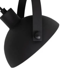 QAZQA Industrieller 1-phasiger Schienenstrahler schwarz mit goldfarbenem Innenleben - Iconic Magnax