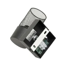 QAZQA Industrieller Spot schwarz verstellbar – Jim