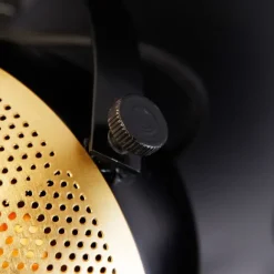 QAZQA Industrie-Spot schwarz mit Messing 3 Lichter - Haicha