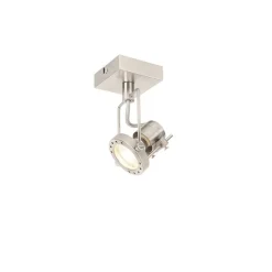 QAZQA Industriespot Stahl drehbar und kippbar - Suplux