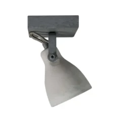 QAZQA Industriestrahler grau Beton 1-flammig - Creto