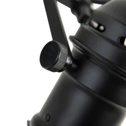 QAZQA Industriestrahler schwarz 2-Licht mit Ventilen - Film