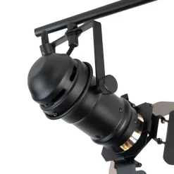 QAZQA Industriestrahler schwarz 2-Licht mit Ventilen - Film