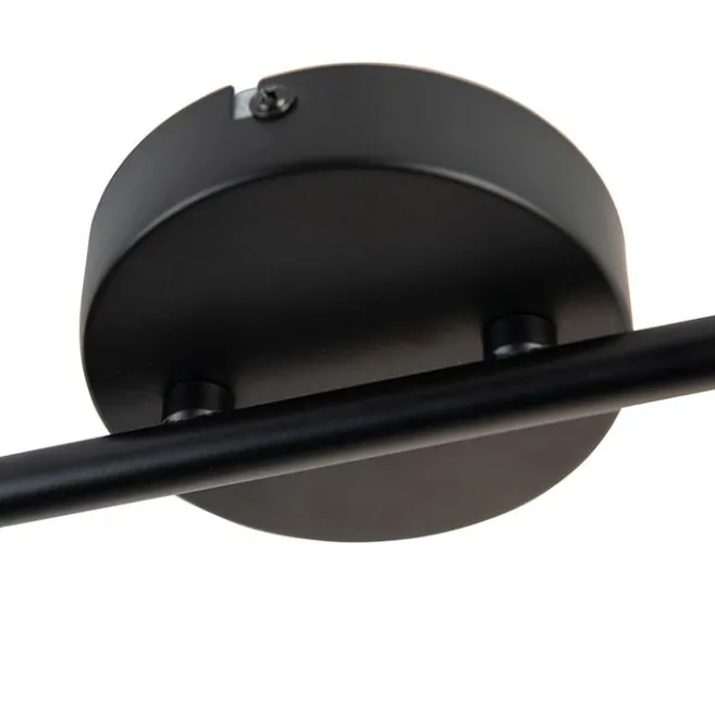 QAZQA Industriestrahler schwarz 2-Licht mit Ventilen - Film