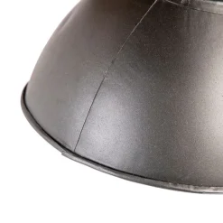 QAZQA Industriestrahler schwarz mit Mangoholz 3 Lichter - Mangos