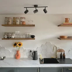 QAZQA Industriestrahler schwarz kippbar - Jeana 3