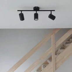 QAZQA Industriestrahler schwarz kippbar - Jeana 3