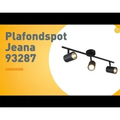 QAZQA Industriestrahler schwarz kippbar - Jeana 3