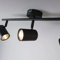 QAZQA Industriestrahler schwarz kippbar - Jeana 3