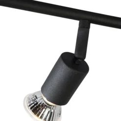 QAZQA Industriestrahler schwarz kippbar - Jeany 4