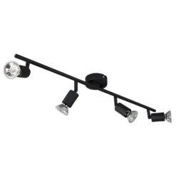 QAZQA Industriestrahler schwarz kippbar - Jeany 4