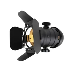 QAZQA Industriestudio Spot schwarz drehbar und kippbar - Film