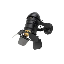 QAZQA Industriestudio Spot schwarz drehbar und kippbar - Film