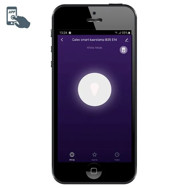 Calex Intelligente E14 LED-Lampe B35 4,9W 470lm 2200-4000K