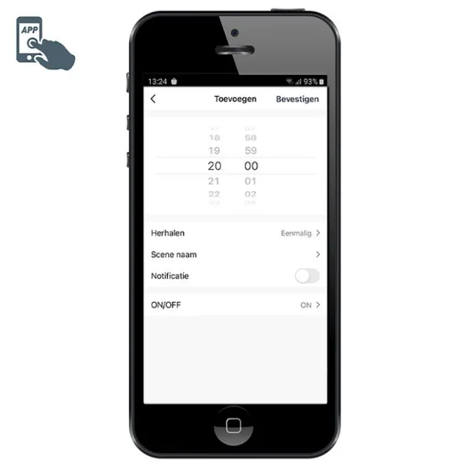 Calex Intelligente E14 LED-Lampe B35 4,9W 470lm 2200-4000K