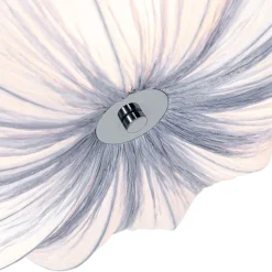 Kinder QAZQA Japandi Deckenleuchte Grau Seide 52cm 3-flammig - Plu