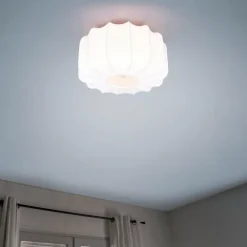 Trio Leuchten Japandi Deckenleuchte Weiß 40cm - Madleine