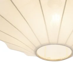 QAZQA Japandi Hängelampe Beige 50cm 3-flammig - Plu