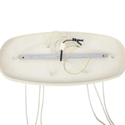 QAZQA Japandi Hängelampe Beige mit Stoffschirmen 6-flammig - Yente