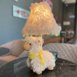 Kinder Happy Lamps Kinder Tischleuchte Alpaka Weiß inkl. LED - Alma