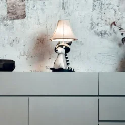 Kinder Happy Lamps Kinder Tischleuchte Waschbär Grau inkl. LED - Ben