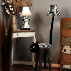 Kinder Happy Lamps Kinder Tischleuchte Waschbär Grau inkl. LED - Ben