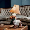 Kinder Happy Lamps Kindertischleuchte Jagdhund braun - Spike